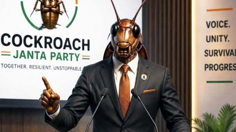Read more about the article How is the political future of Abhijeet Dipke, born on September 29, 1995, in Pune, India and the founder of the viral Cockroach Janata Party (CJP)?
